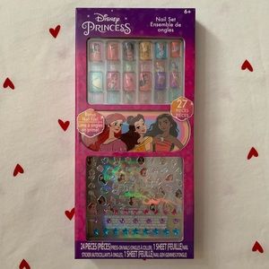 New Disney Princess Press On Nails Set